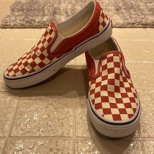VANS - checkerboard sneakers size 7.5
